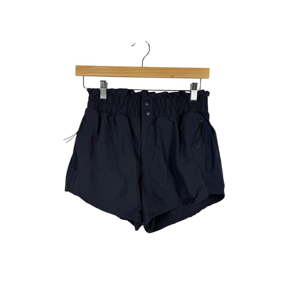 FLX Women’s High Rise Lined Athletic Utility Shorts Grey Size S